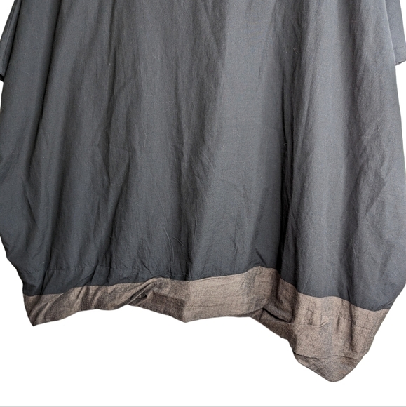 Moyuru black oversized top sz M - Picture 3 of 7